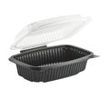 Anchor Packaging Anchor Packaging 4656911 CPC 6 x 9 x 3 Black Base Clear Lid Container - Case of 100 4656911  CPC